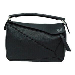 LOEWE Puzzle Bag Classic Calfskin Shoulder Black accessories handbag